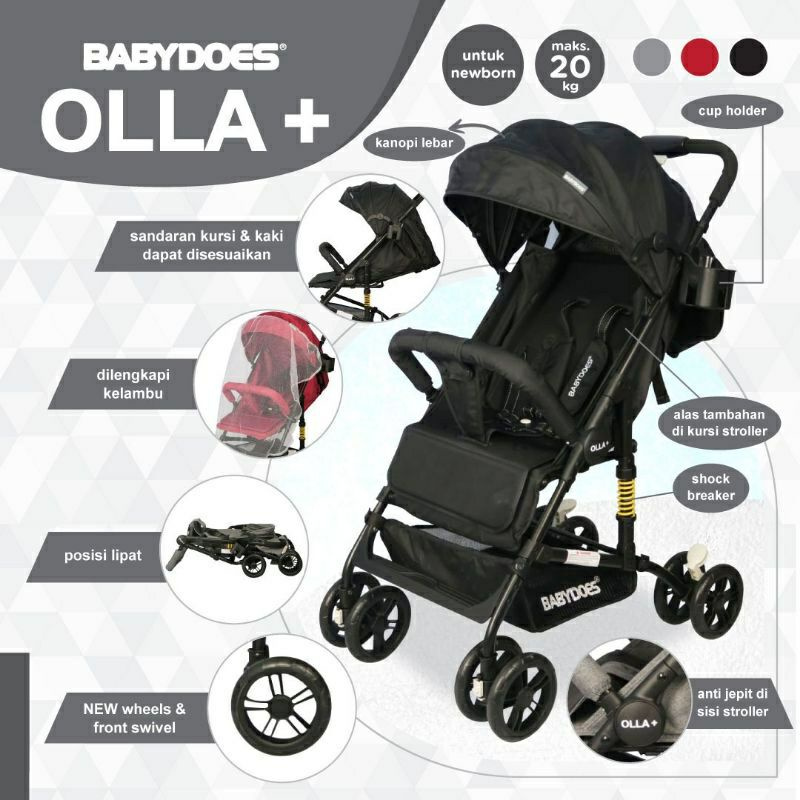 Stroller Baby Does Olla+ / Dorongan Bayi