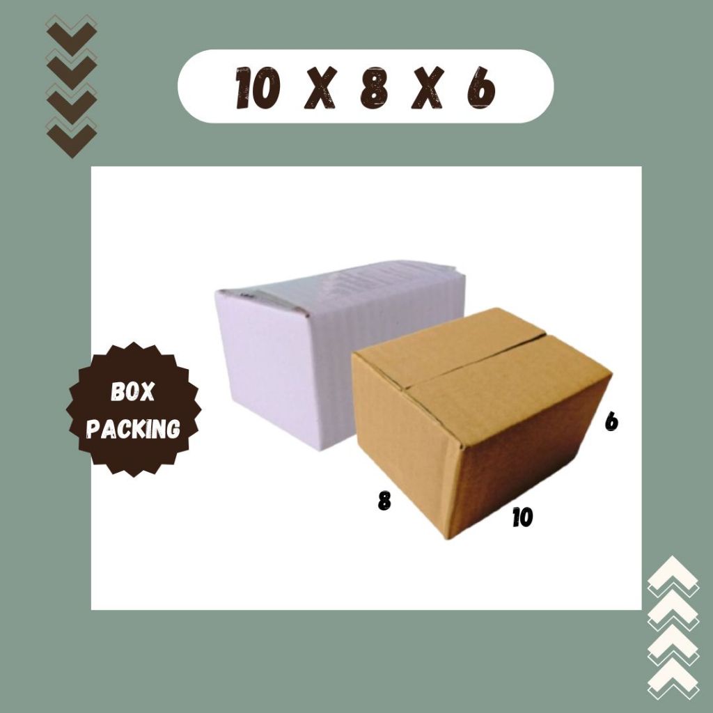

Box Packing 10x8x6 Kardus A1 Karton Dus Kotak Kemasan Sparepart Jamu Madu Assesoris