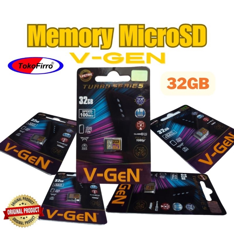 MicroSD V-GEN Turbo C/10 32Gb