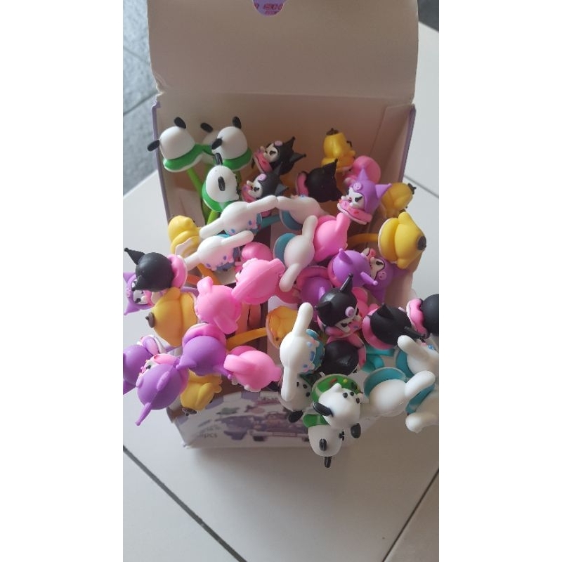 

bolpen sanrio goyang unik lentur tinta gel hitam