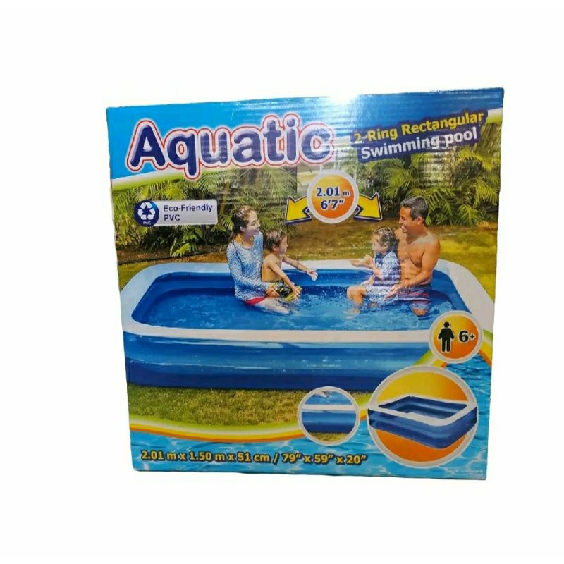 Kolam Anak merk AQUATIC 2ring uk 2.01mX1.50mX51m