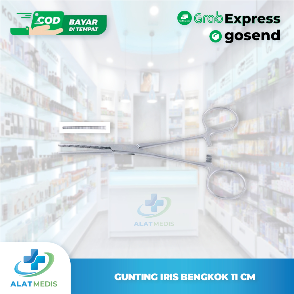 Arteri Klem Pean Lurus 12.5cm Gunting Arteri Klem Arteri Forcep One