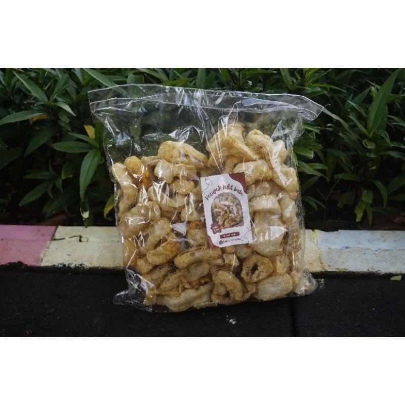 

Kerupuk kulit babi asli Bali Margie 250 gram rambak