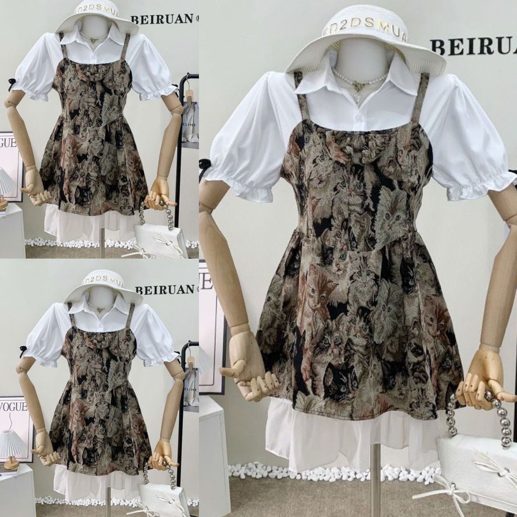 DAFASHIONSHOP / Dress / Dress Korean / Minidress Wanita Kekiniaan / Baju Dress Fashion Style / Ootd