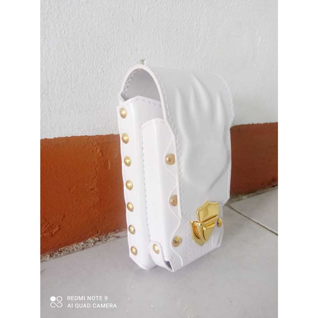 Sarung Hp Pinggang Varian Putih Polos Polisi Polantas Dishub Kemenhub Provos Pol PP Satpam Security