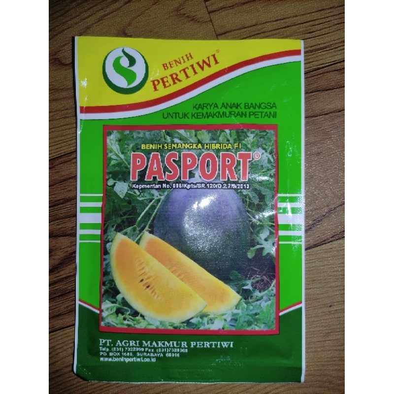 Benih Semangka Kuning Semangka Hibrida F1 PASPORT Semangka Inul