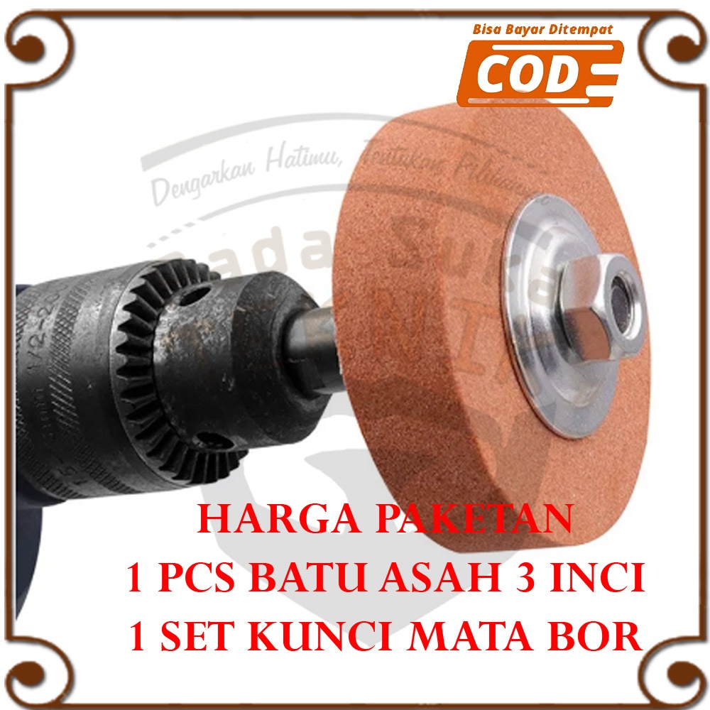 BATU ASAH GERINDA 3 INCH Carbide Angle Grinder Wheel Poles Asah Besi Menghaluskan Karat