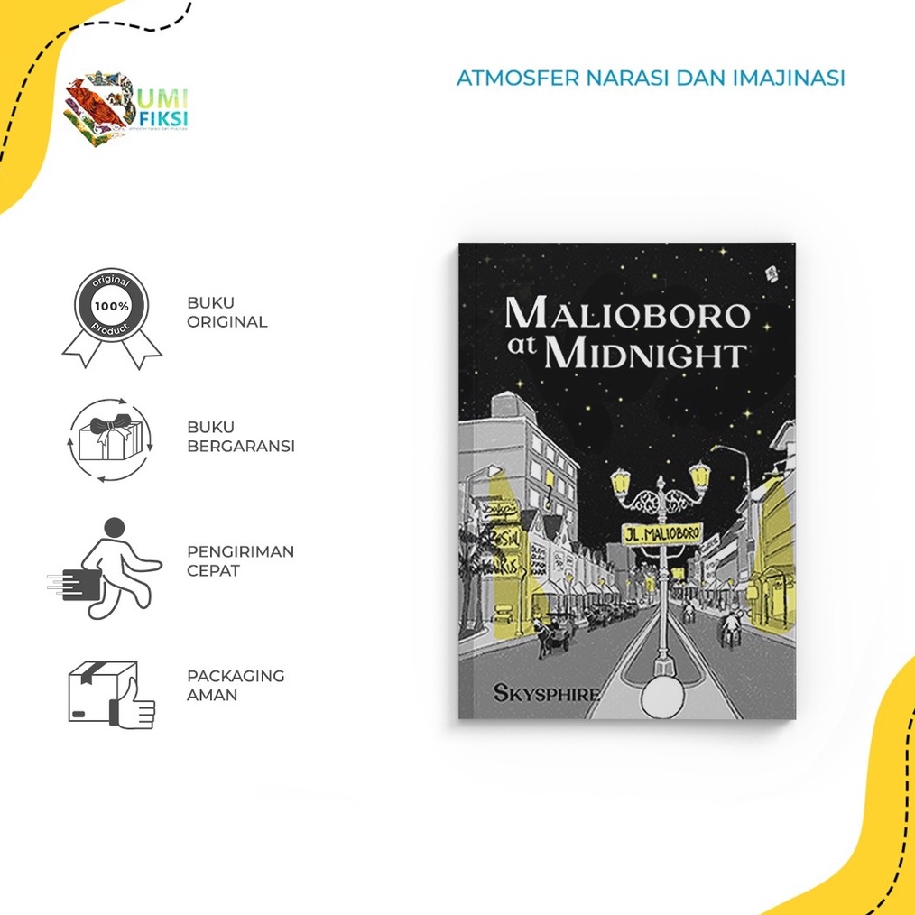 Buku Novel Buku Novel Malioboro At Midnight  Skysphire  Bukune  Bumi Fiksi KODE V6P2