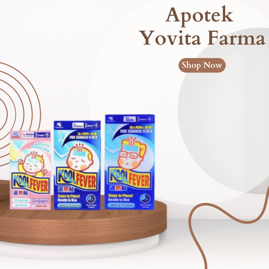 Kool Fever Kompres Demam Untuk Dewasa, Anak, Bayi