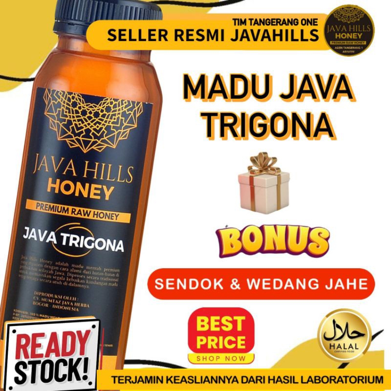 

Madu Java Trigona 350gr Java Hills Honey murni raw honey madu hitam darah tinggi diabetes