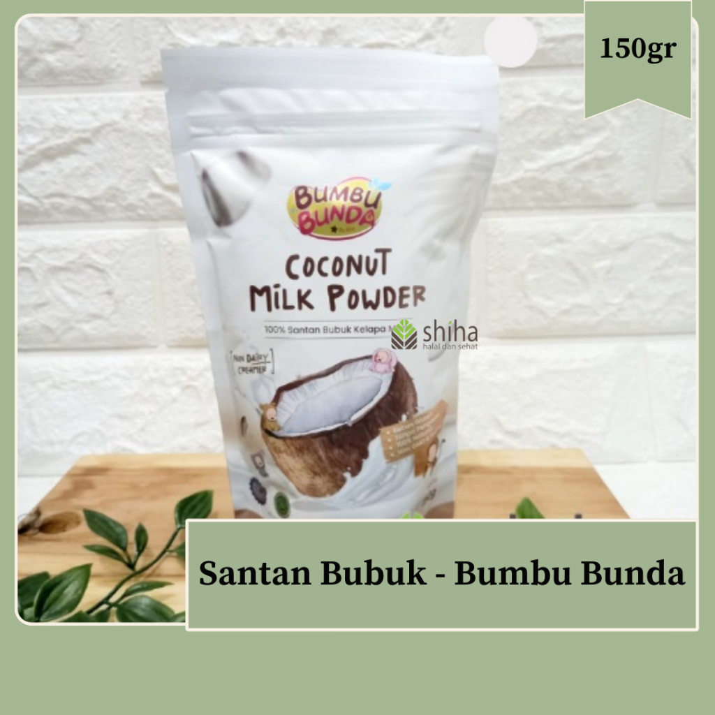 

Bumbu Bunda Coconut Milk Powder 100% Santan Bubuk Kelapa Murni Hon Diary Creamer Warung Shiha