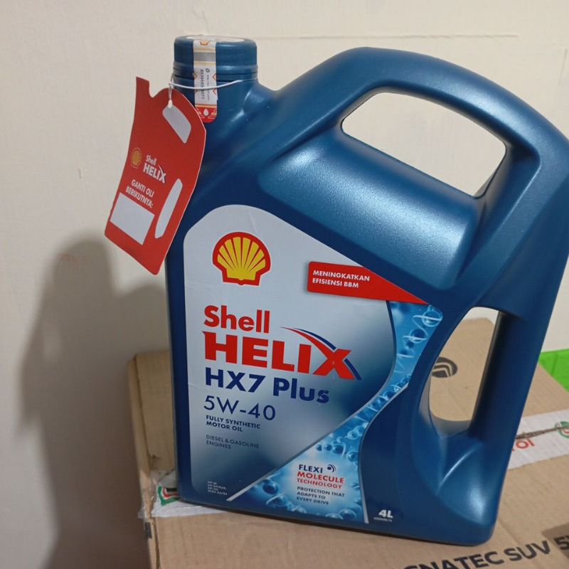 oli shell helix HX7 5w 40 4Liter