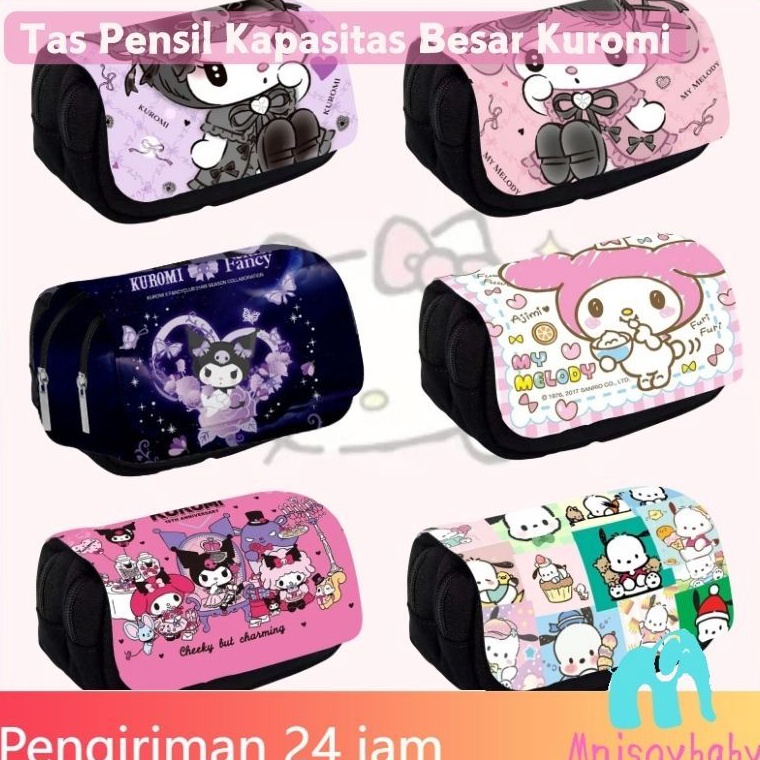 

CODTas Pensil Kapasitas Besar Kantung Penyimpanan Kanvas Multifunction 5 Layer Pembukaan Ritsleting Ganda Tempat Pensil KODE V8R9