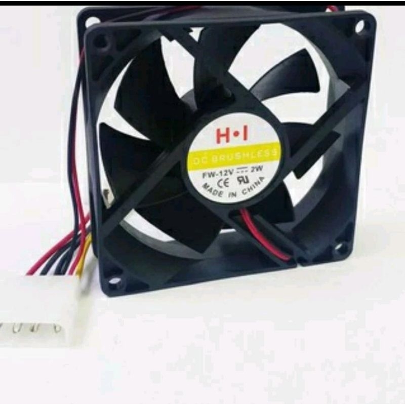 fan casing 12 cm hitam CPU cooler fan 12 CM black