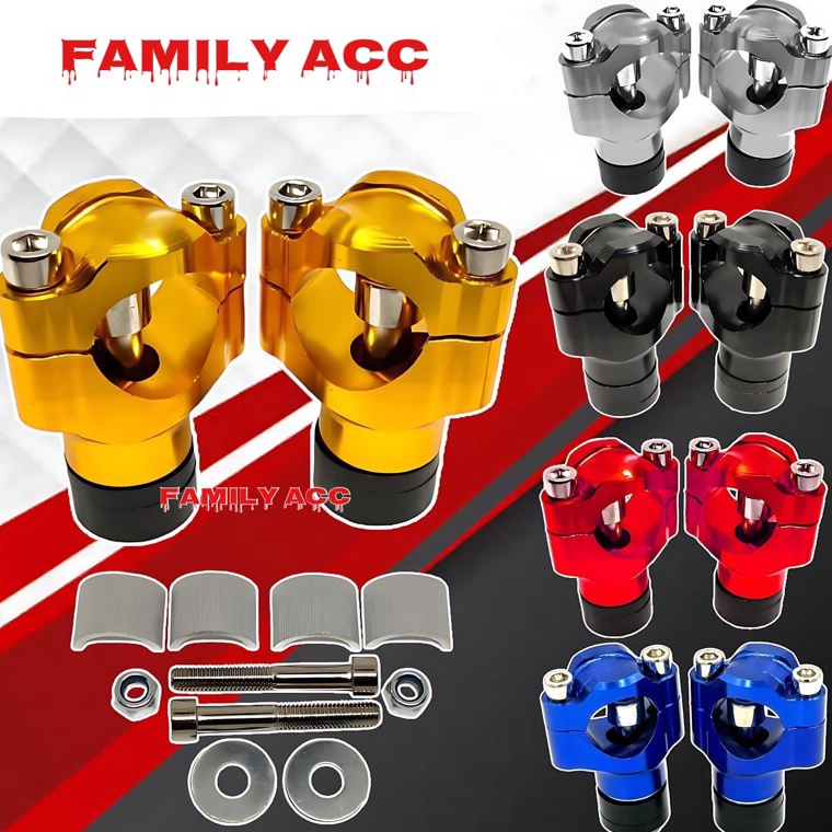 Tren Kekinian RAISER STANG FULL CNC PY EXPEDITION TRAIL KLX CRF  RISER STANG FATBAR KLX 15 CRF DTRAC