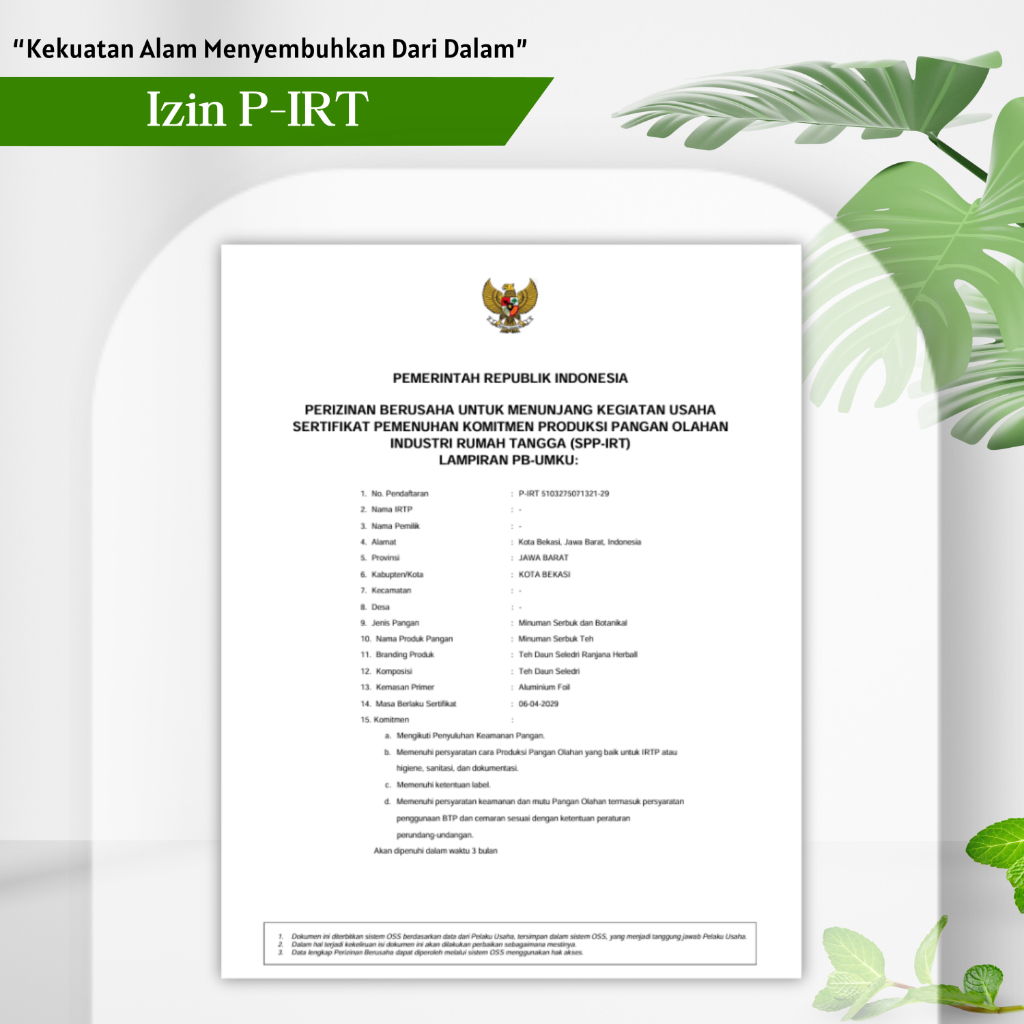 

Pasang Ring Jantung Batal, Sehat Sembuh Alami Dengan Program Teh Daun Seledri Ranjana Herbal