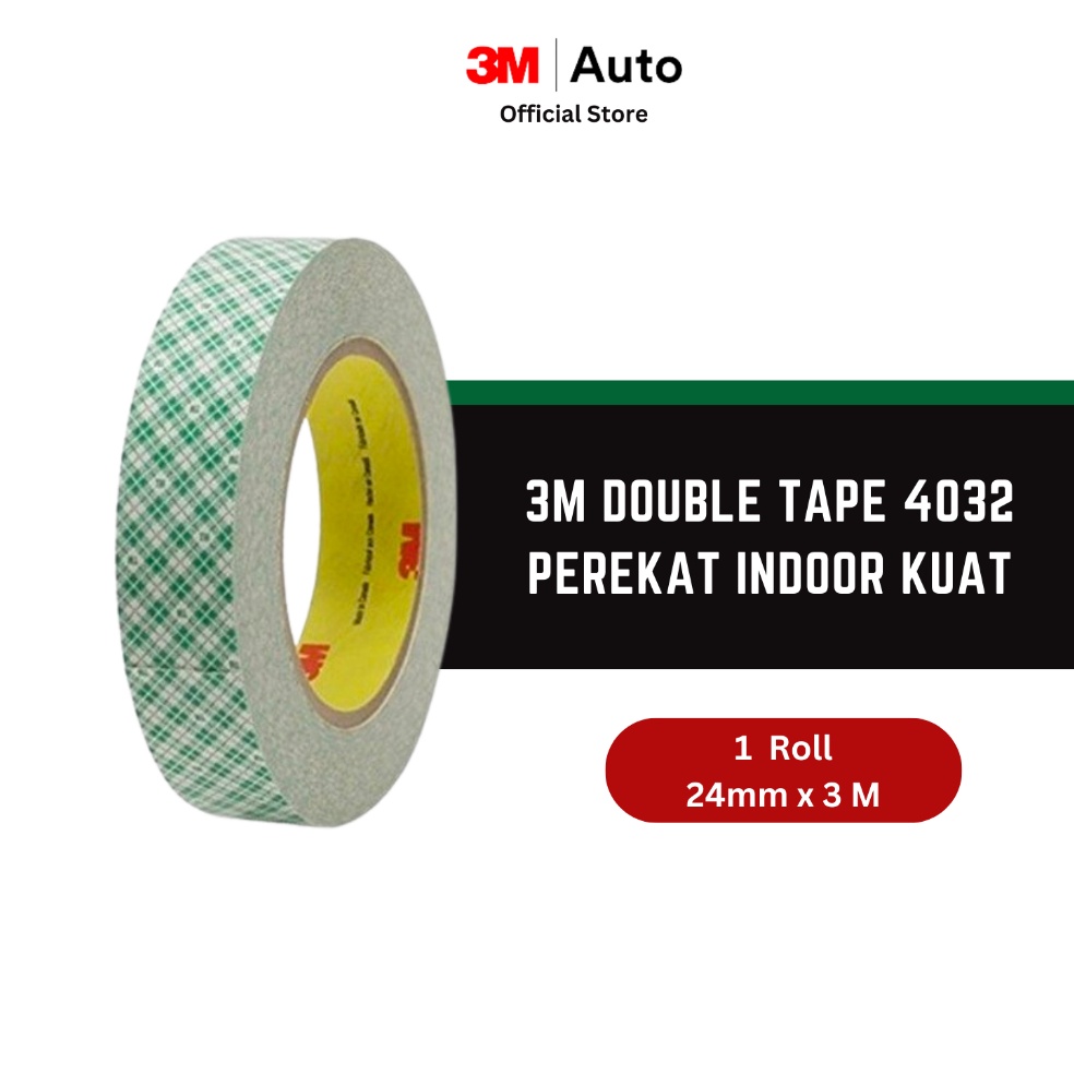 

3M Scotch Double Tape 432 Mounting Tape Urethane Foam Tape 24mm x 3m KODE I2W7