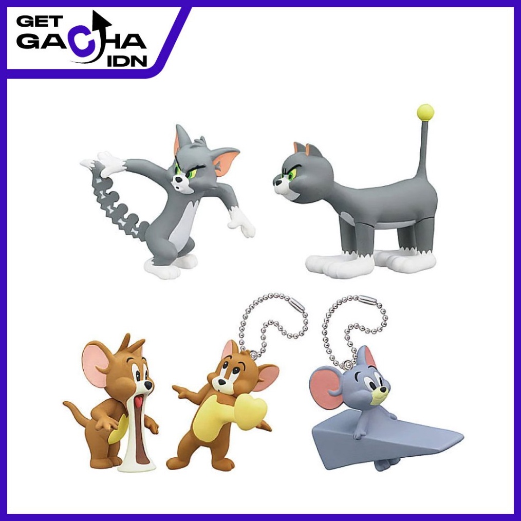 KODE T14R Gachapon Tom and Jerry Funny Arts Collection 3 Keychain Jepang GetGachaIDN