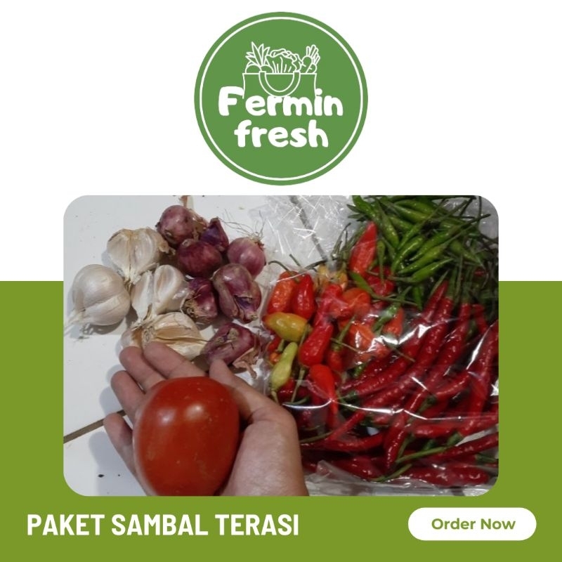 

Fermin Fresh, Paket lengkap sambal terasi 250gr