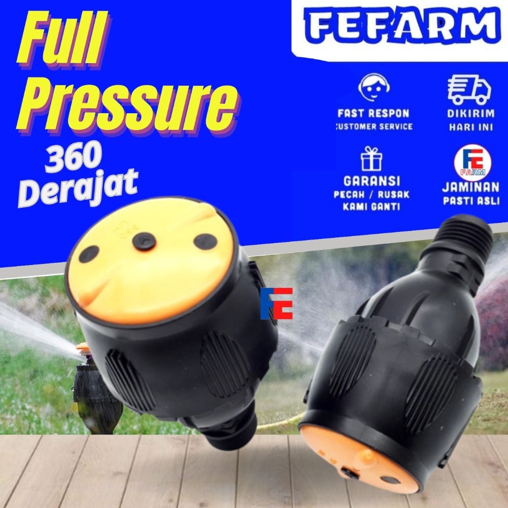 LIMIT Sprinkler Pertanian Kebun Sistem Tembak 36 Derajat Full Pressure Dn15