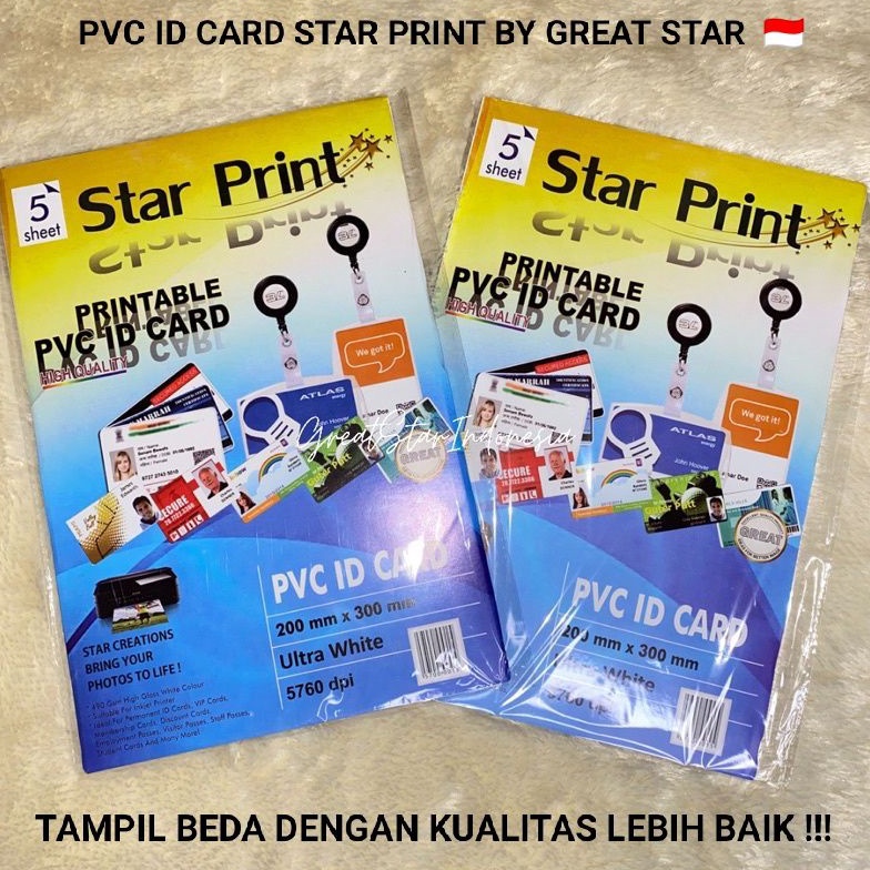 

KODE Y6D6 PVC ID Card Isi 5 Sheet