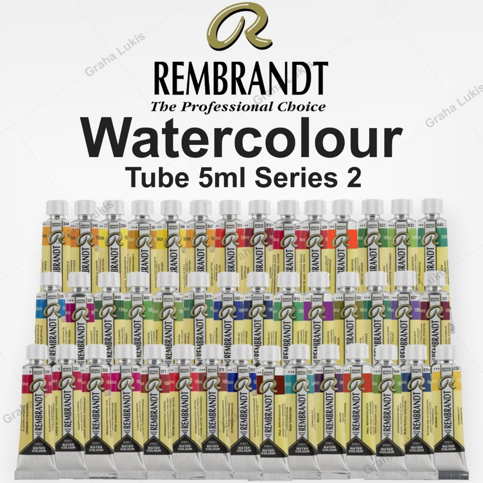 

Rembrandt Water Colour Tube 5ml Series 2 s Z2M9