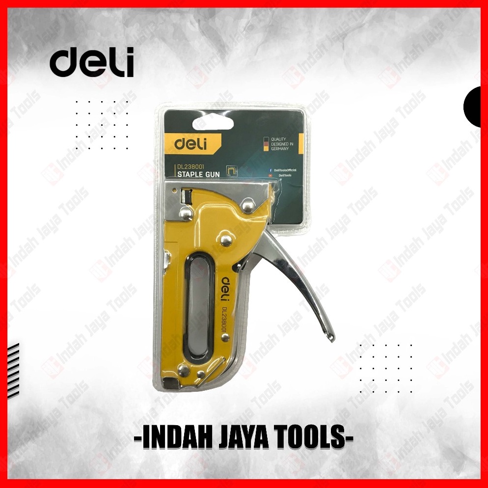 

DELI DL2381 Staples Gun 4 8 mm Tacker Staple Jok Tembak Hekter l AE7