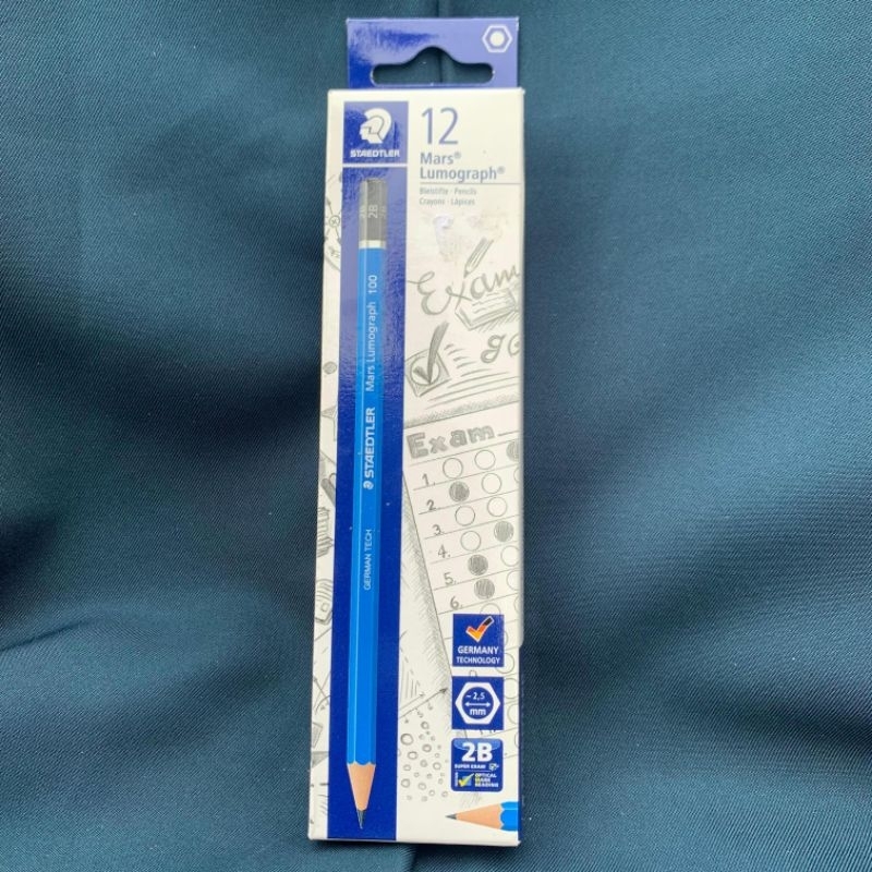 

Pensil 2B Staedtler Mars Lumograph Original