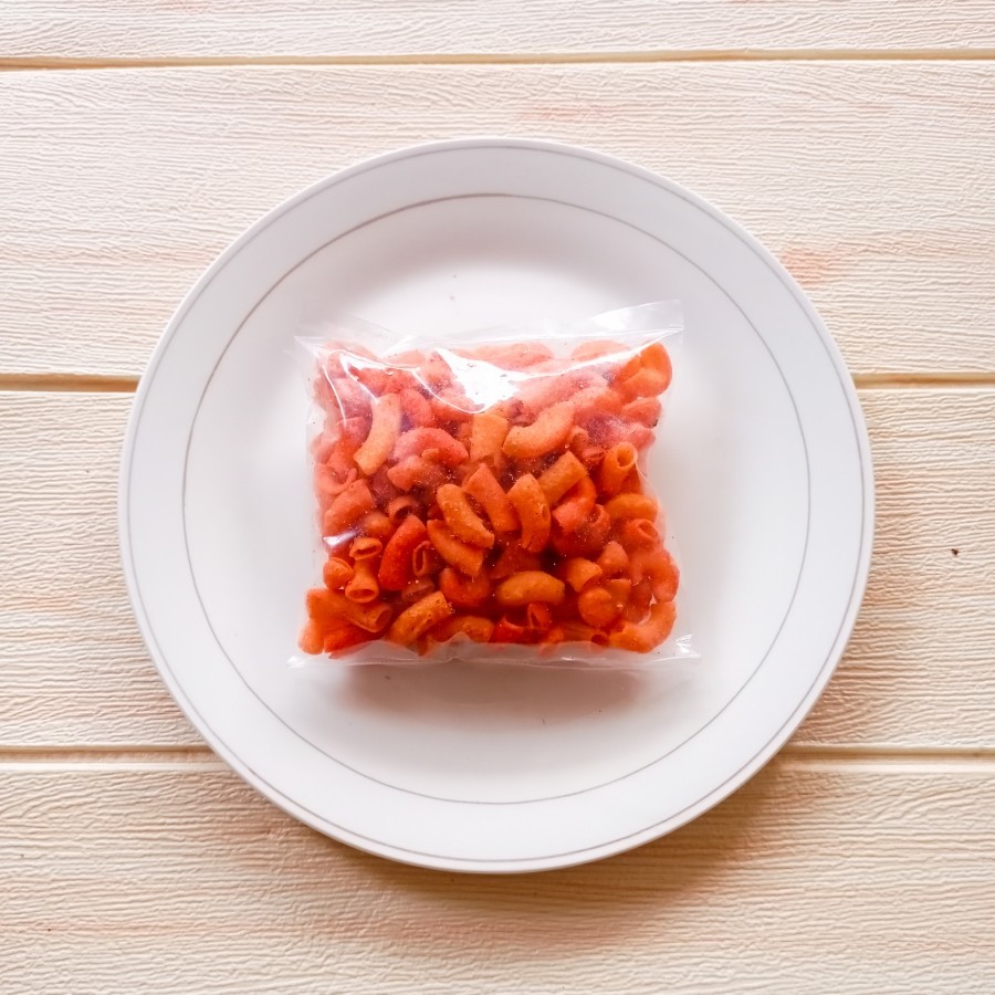 

Makaroni Bantet Pedas Manis 5 gr