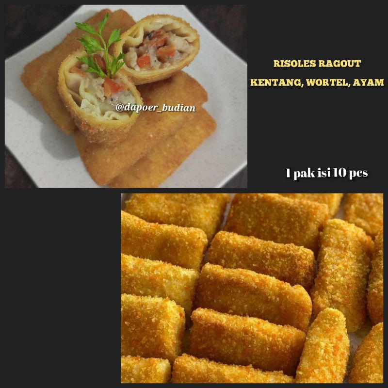 

Risol Rogout/Risol ayam sayur/Risol enak/Risoles