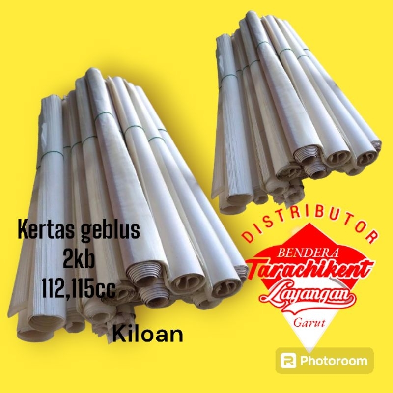 

kertas layangan 2kebet geblus polos,motif 1kg isi 35 lembar