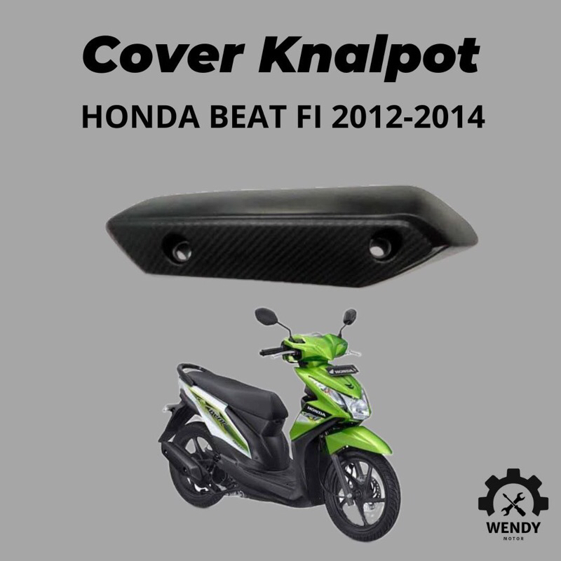 TUTUP KNALPOT | COVER KNALPOT HONDA BEAT FI 2012 2013 2014