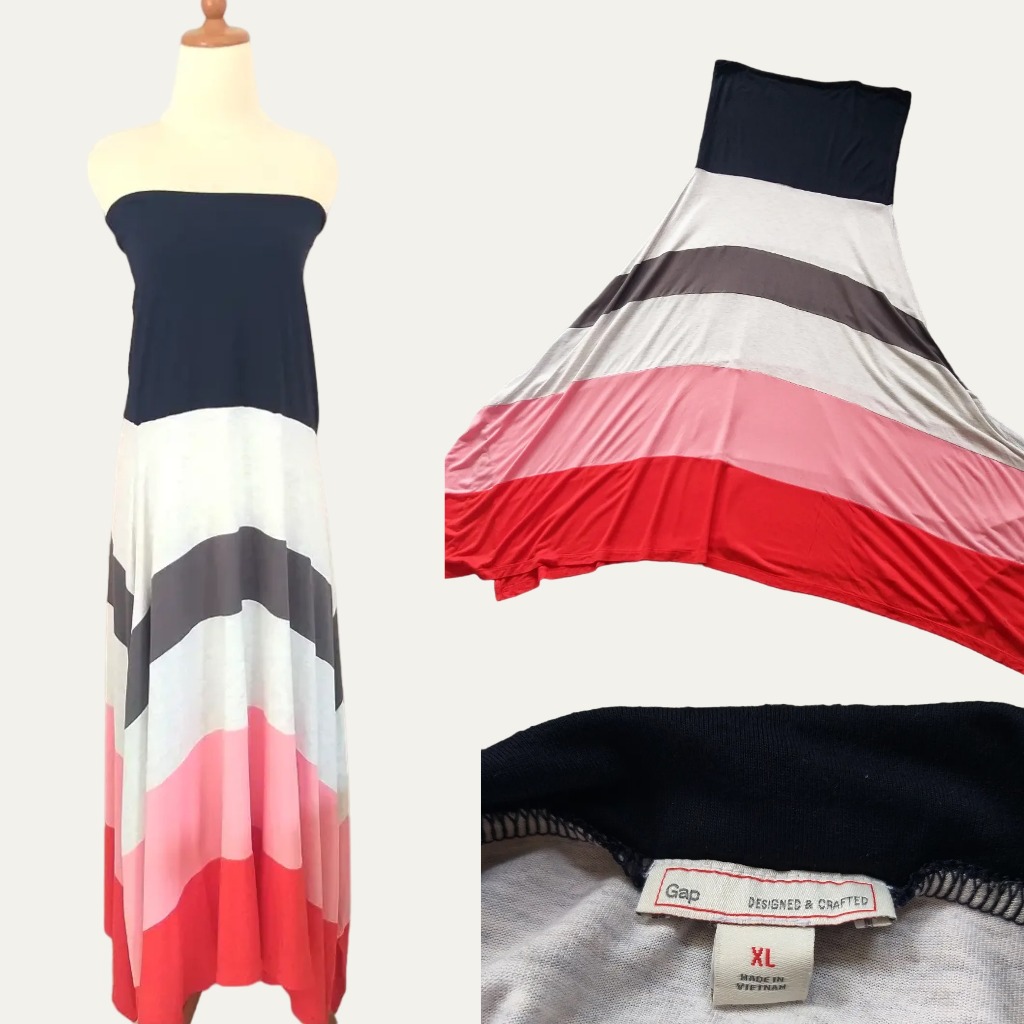 Long Maxi Dress Tube Dress Blaster Brand GAP Original