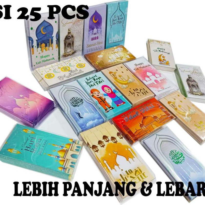 

Bonus GROSIR Amplop Lebaran Idul Fitri PANJANG isi 25 pcs Amplop Karakter Angpao Lucu