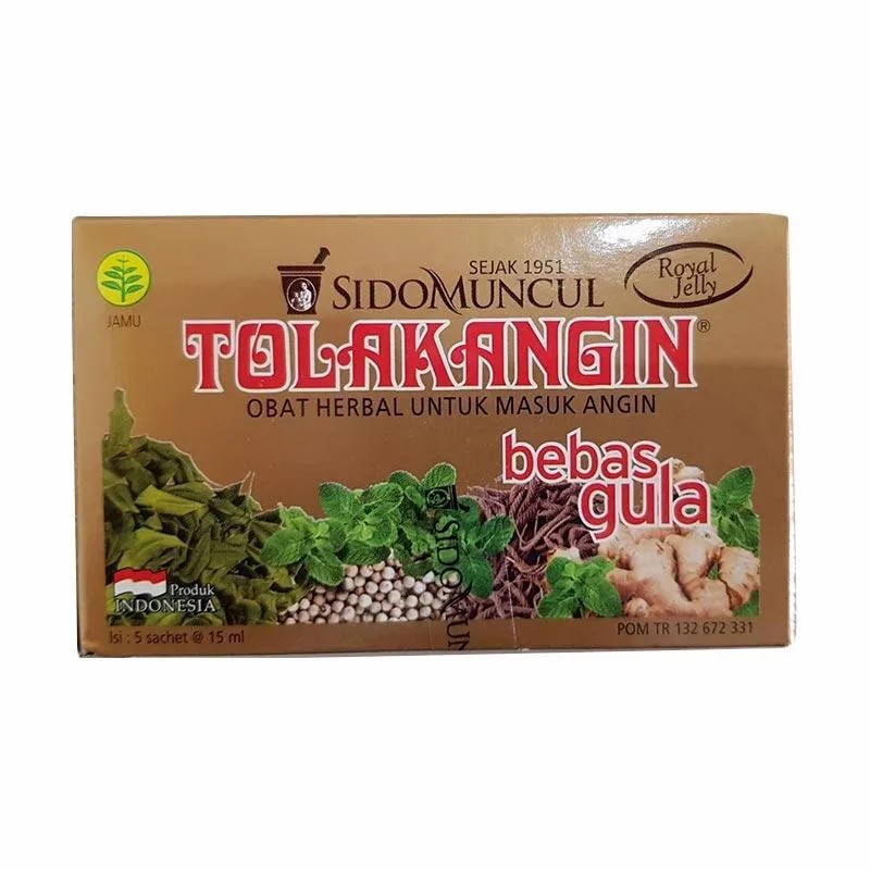 

Tolak Angin Sugar Free isi 5 Sachets