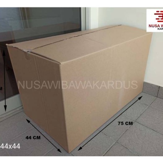 

KF7 Kardus box packing polos 75x44x44cm murah kotak karton bagus