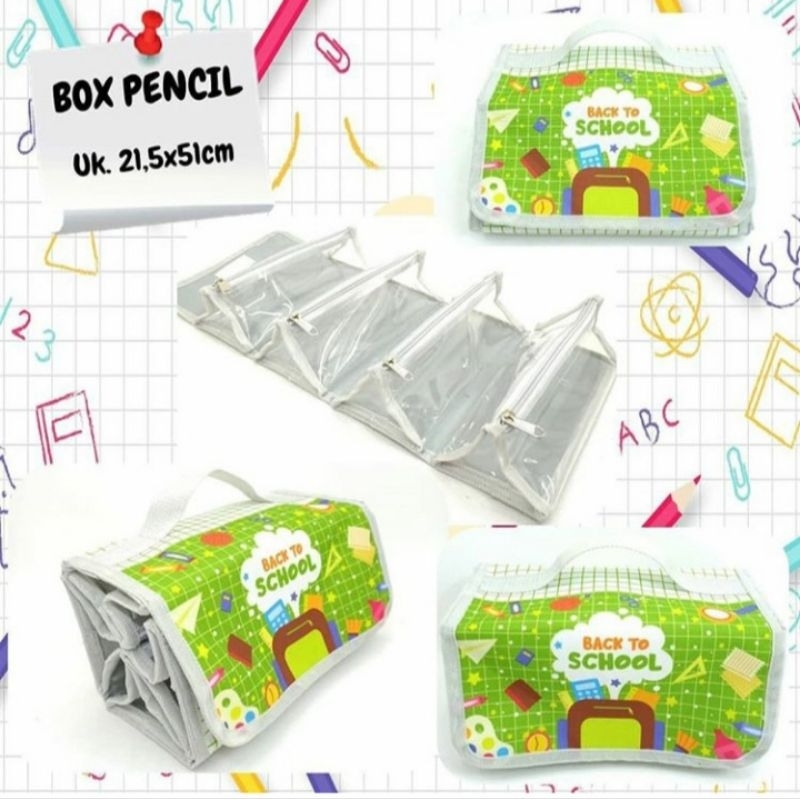 

PENCIL CASE LIPAT UNIK Souvenir Kotak Pensil Anak TEMPAT ALAT TULIS SEKOLAH Pencil Organizer Box Custom Nama