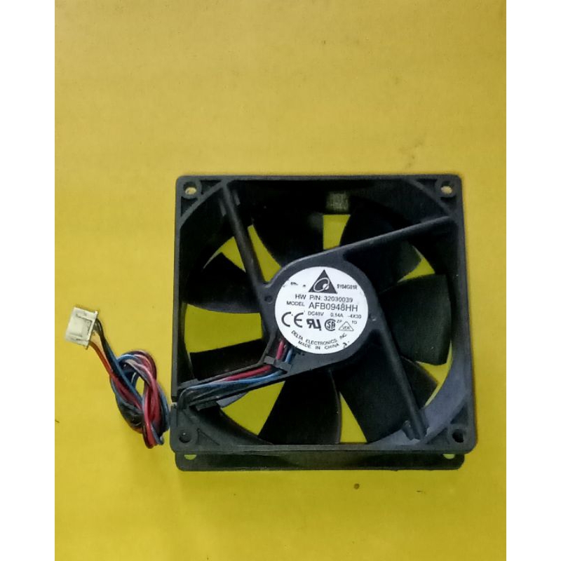 kipas Delta DC 48v 0.16A 9×9cm bekas cabutan original