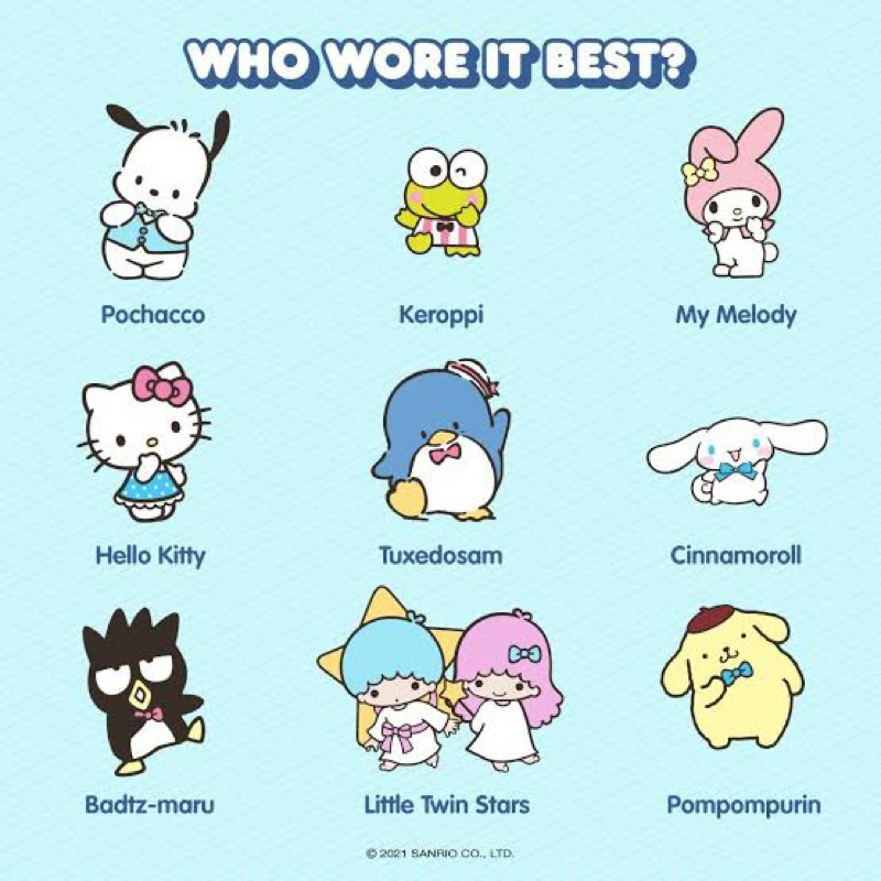 

Sanrio paket Back To School