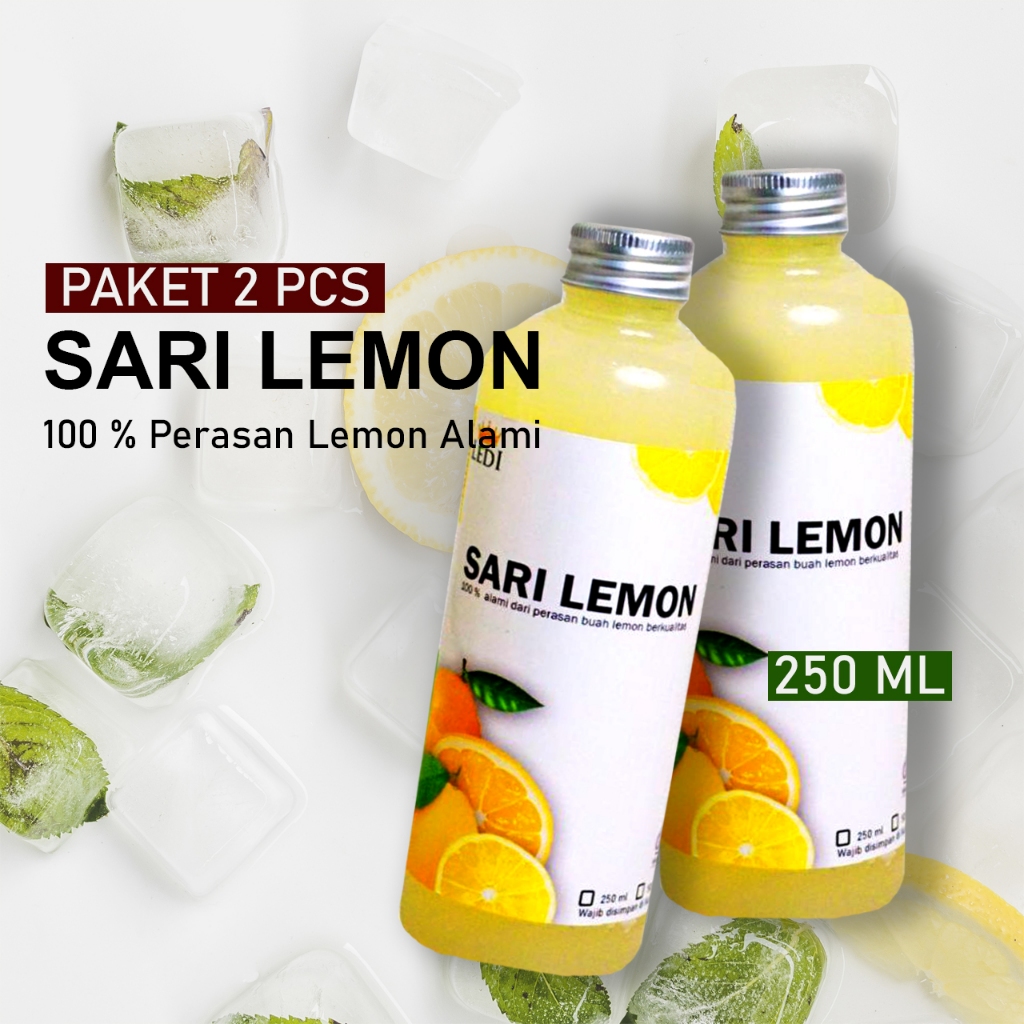 

PAKET 2 Pcs - Sari Lemon Murni Perasan 250 ml BPOM - Best Organik