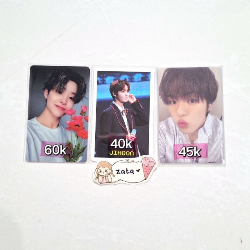 [ pilih jnt ] treasure jihoon jaehyuk pc md custom teuday kit 3rd anniv rpc