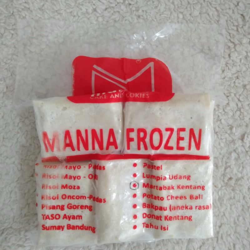 

MANNA FROZEN PREMIUM Martabak Kentang Isi 10 Pcs