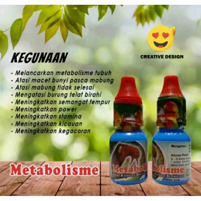 Metabolis Obat Untuk burung Yg Macet Bunyi Produk Original