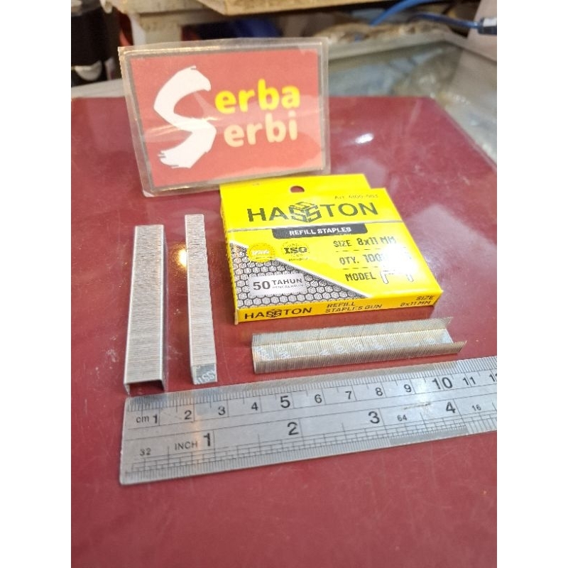 

(/KOTAK REFILL STAPLES) Isi ulang hekter tangan gun staples