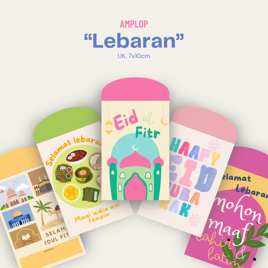 

Amplop Lebaran Idul Fitri Aesthetic (isi 6pcs)
