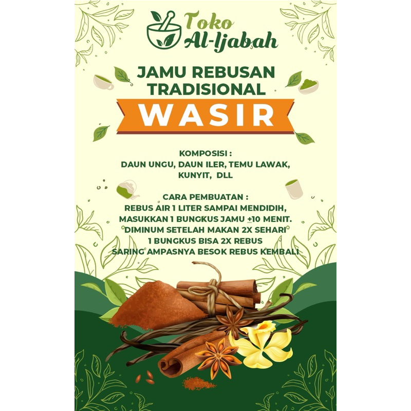 

Jamu Rebusan Wasir /Godok/Herbal