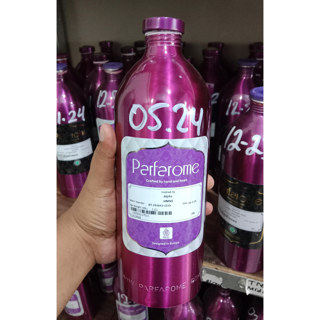 HMNS ALPHA BIBIT PARFUM SEGEL 1 KG PRODUK PARFAROME ( DELUXE )