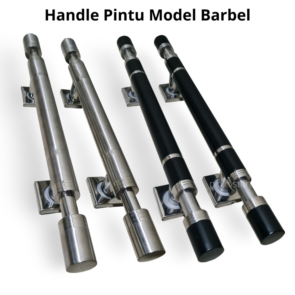 2pcs Handle Pintu Barbel 45cm 35cm 60cm 80cm Gagang Pintu Rumah Tarikan Pintu Minimalis