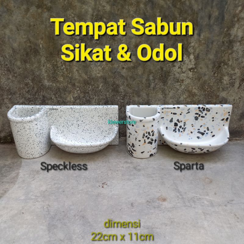 Tempat Sabun Keramik Dinding Merk Trisensa / Tempat Sabun Tempel Dinding / Tempat Sabun Kamar Mandi