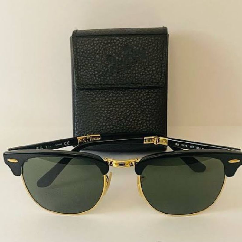 kacamata rayban clubmaster folding grade original